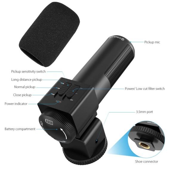 Andoer 4K 1080P 48MP WiFi Digital Video Camera - 图片 5