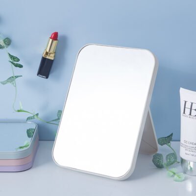 Plastic makeup mirror