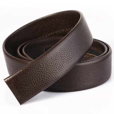 Faux leather belt