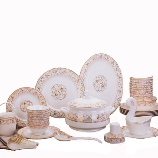 Nine-colored deer calling 16 heads family banquet porcelain - 图片 2