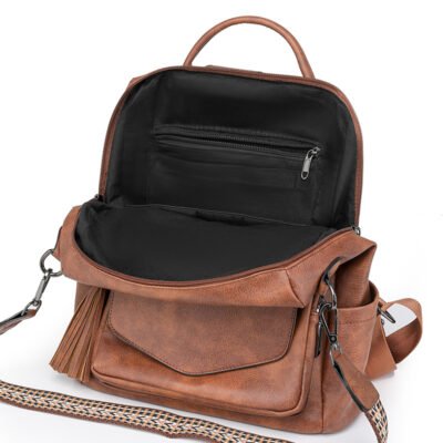 Genuine leather backpack