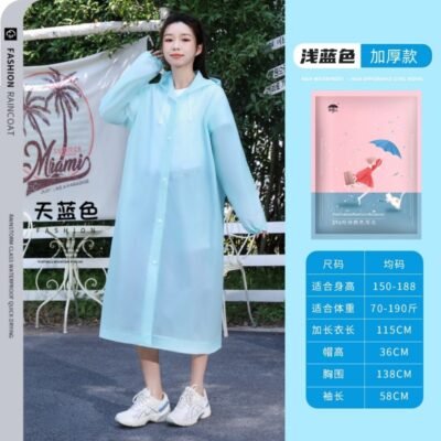 Chemical fiber raincoat