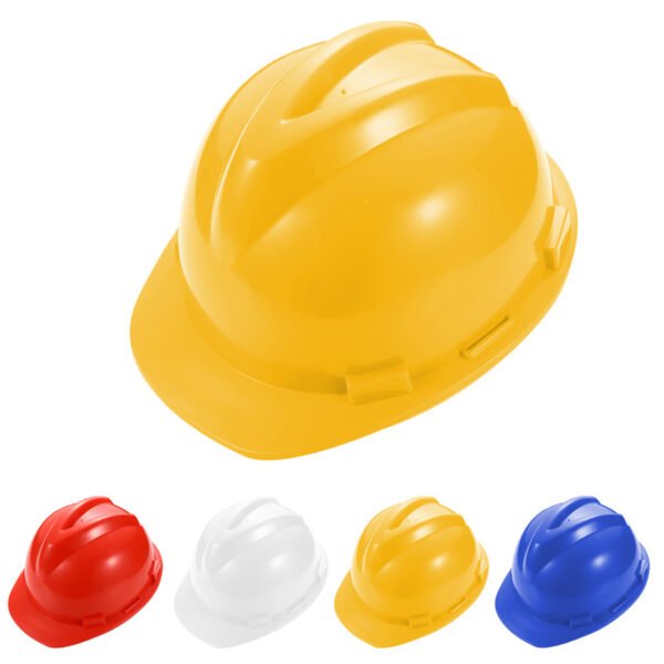 Plastic safety helmet