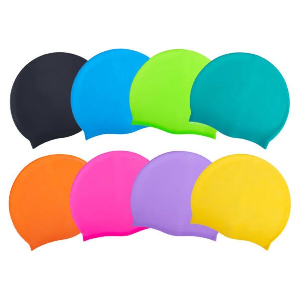 Artificial leather swim cap - 图片 3